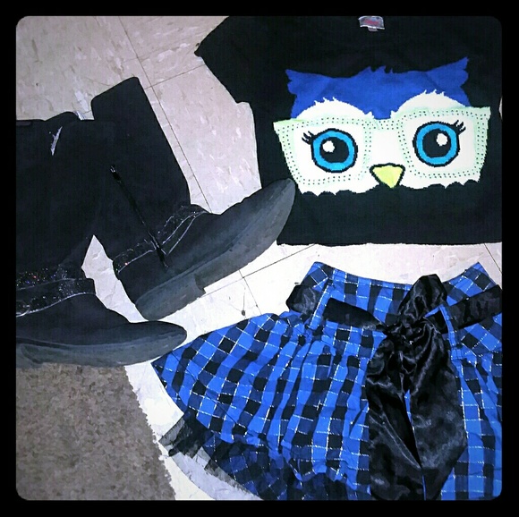 Girls Justice bundle sz 7/8 & Rocketdog  boots sz5 - Picture 1 of 3